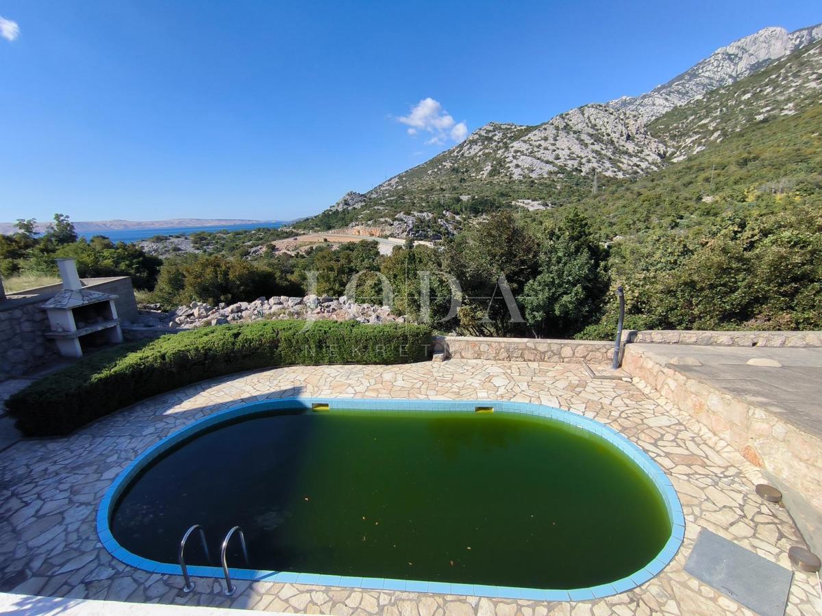 Allogio Karlobag, 36,50m2, parking e  piscina