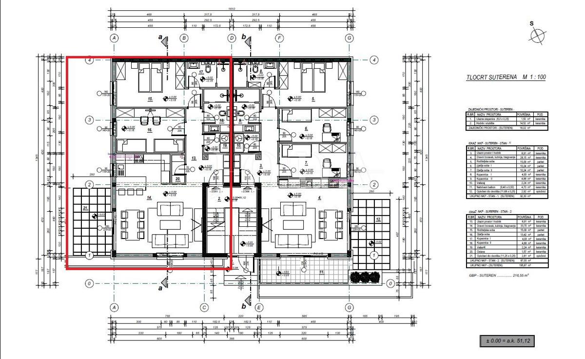 Allogio Novi Vinodolski, 87.55m2