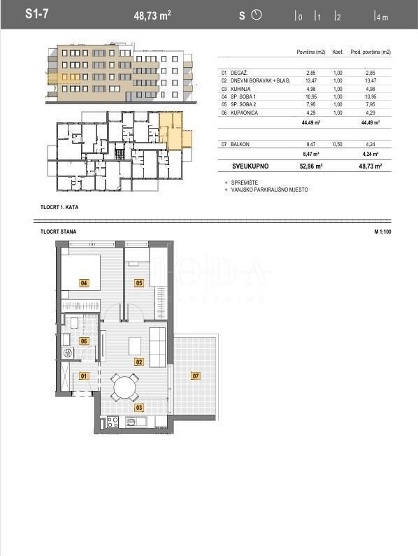 NUOVO EDIFICIO CENTRO SENJ 48,73m2