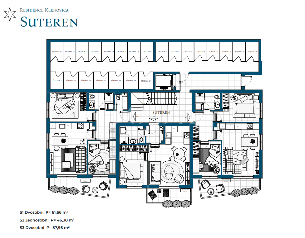 Allogio Novi Vinodolski, 69,87m2