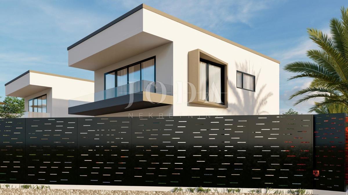 Villa con piscina e vista mare sull'isola di Krk