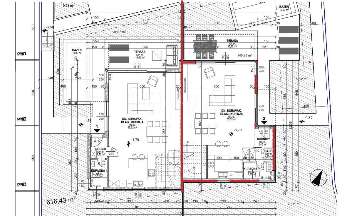 Malinska, nuova casa con piscina