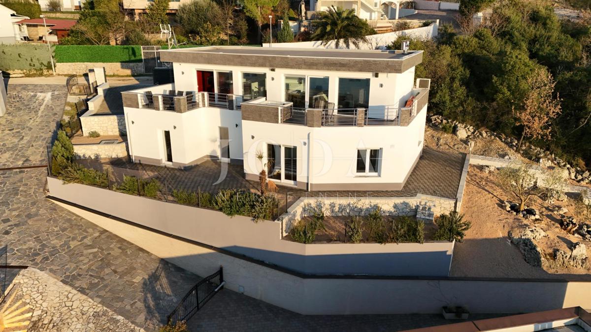 Villa prima fila sul mare con vista panoramica