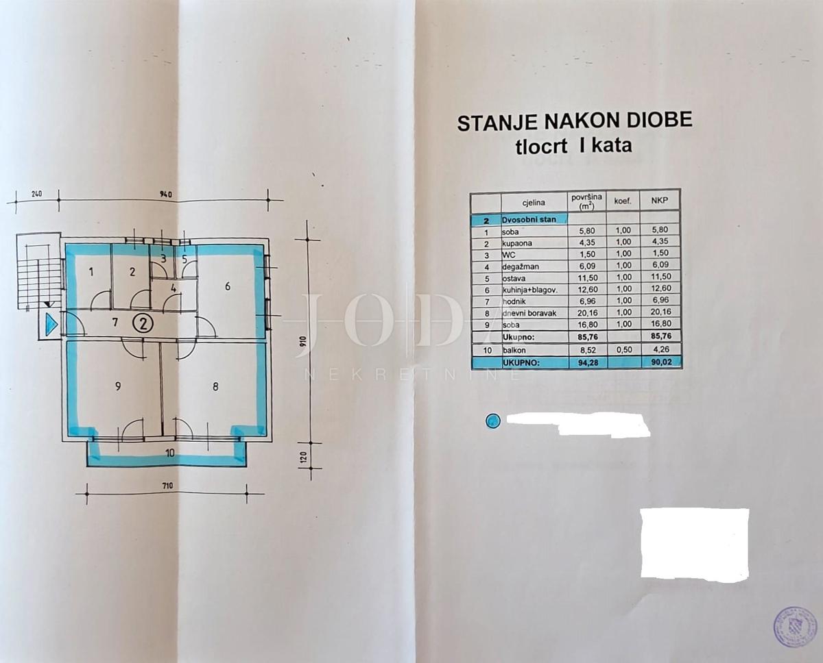 Crikvenica, appartamento con garage e ampio giardino, a soli 60 m dal mare