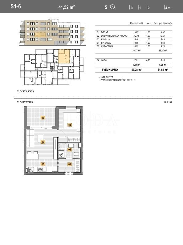 NUOVO EDIFICIO CENTRO SENJ 41,52m2
