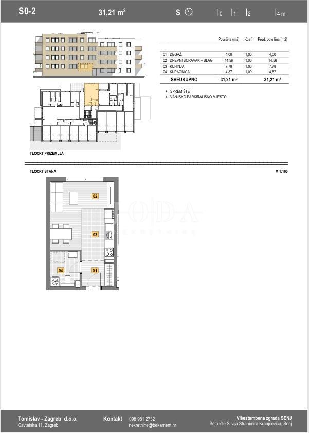 Allogio Senj, 31,21m2