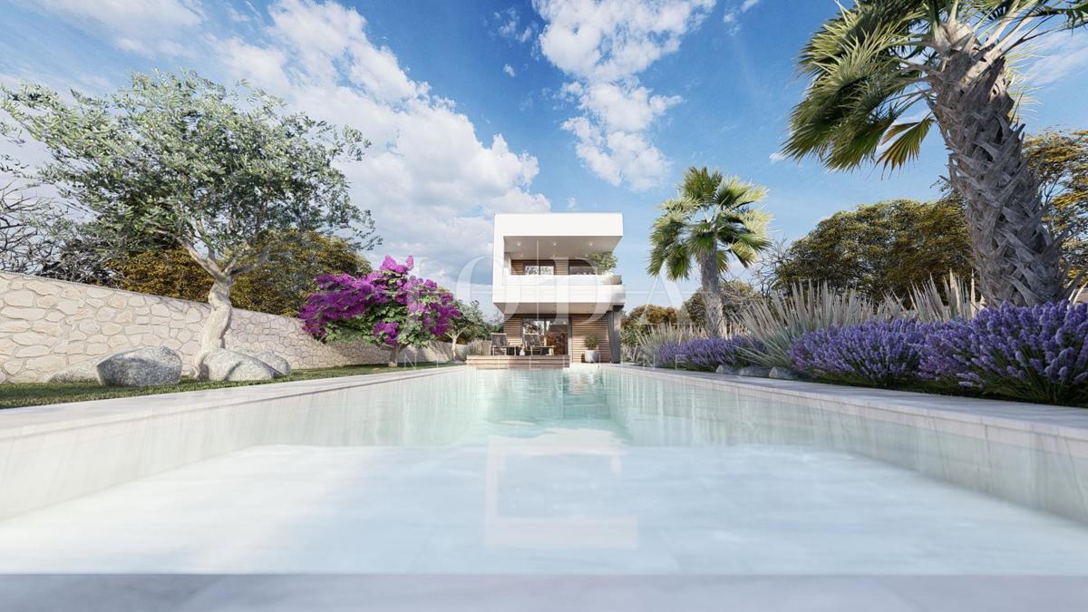 Dintorni di Baška - villa indipendente con piscina