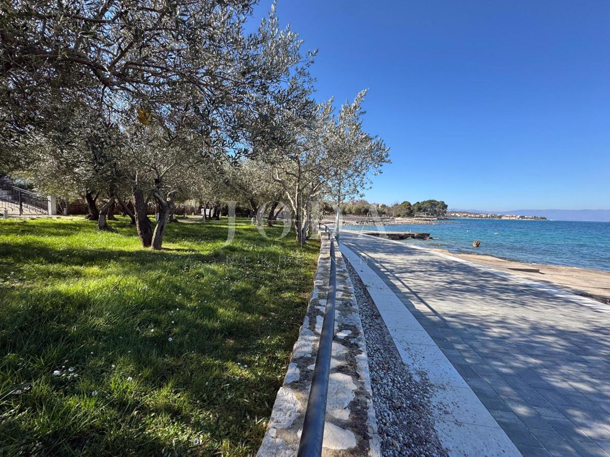 Appartamento al piano terra arredato in stile moderno con giardino