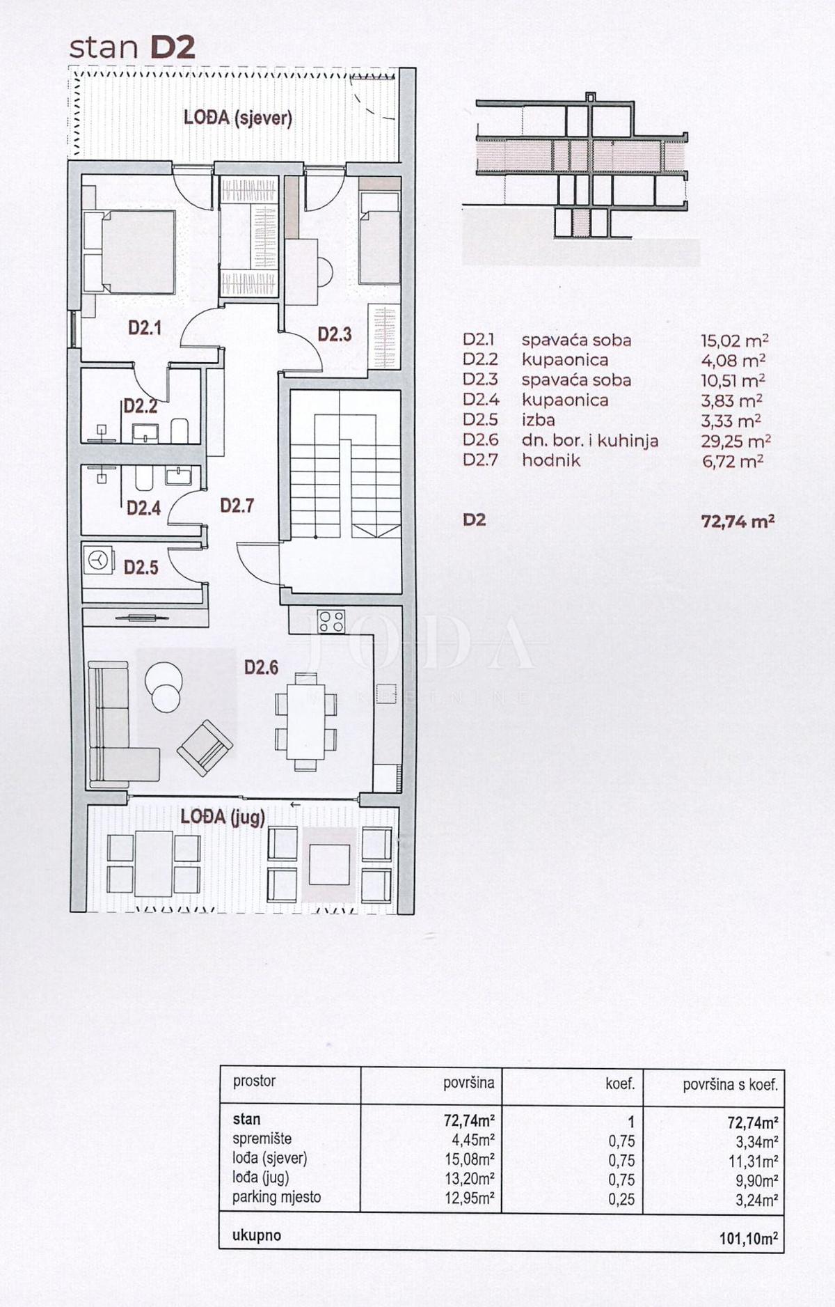 Allogio Kraljevica, 117,40m2