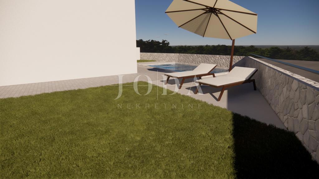 Casa semi-indipendente con piscina, nuova costruzione Vrbnik-dintorni