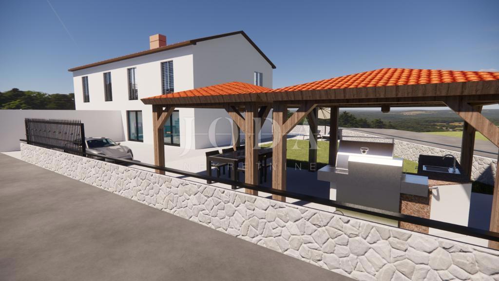 Casa semi-indipendente con piscina, nuova costruzione Vrbnik-dintorni