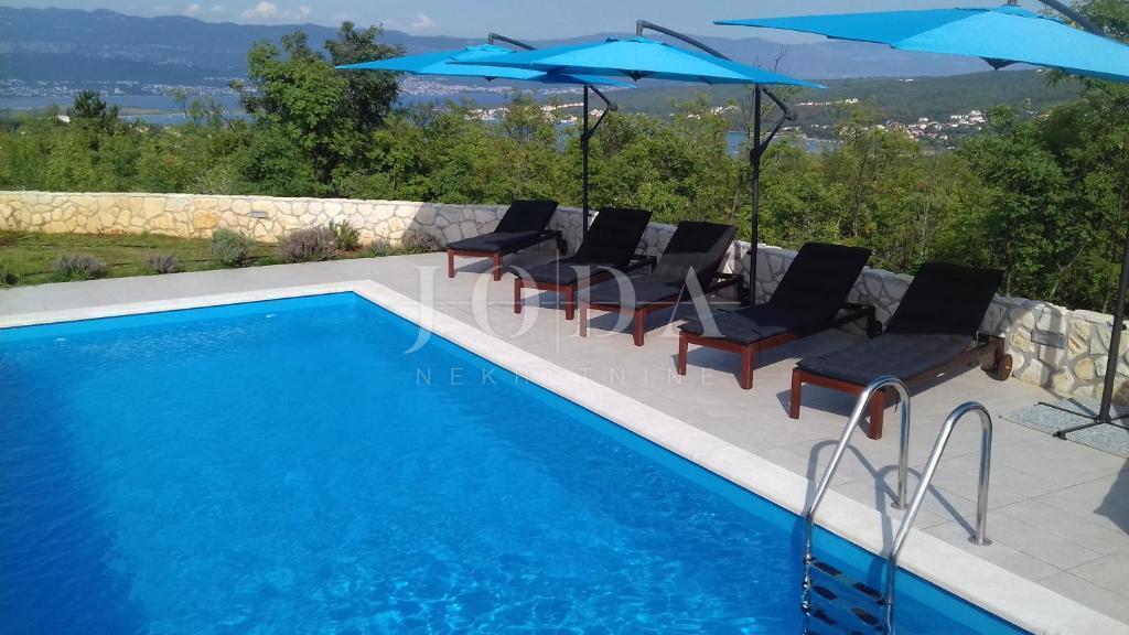 Beautiful villa with a panoramic view of the sea