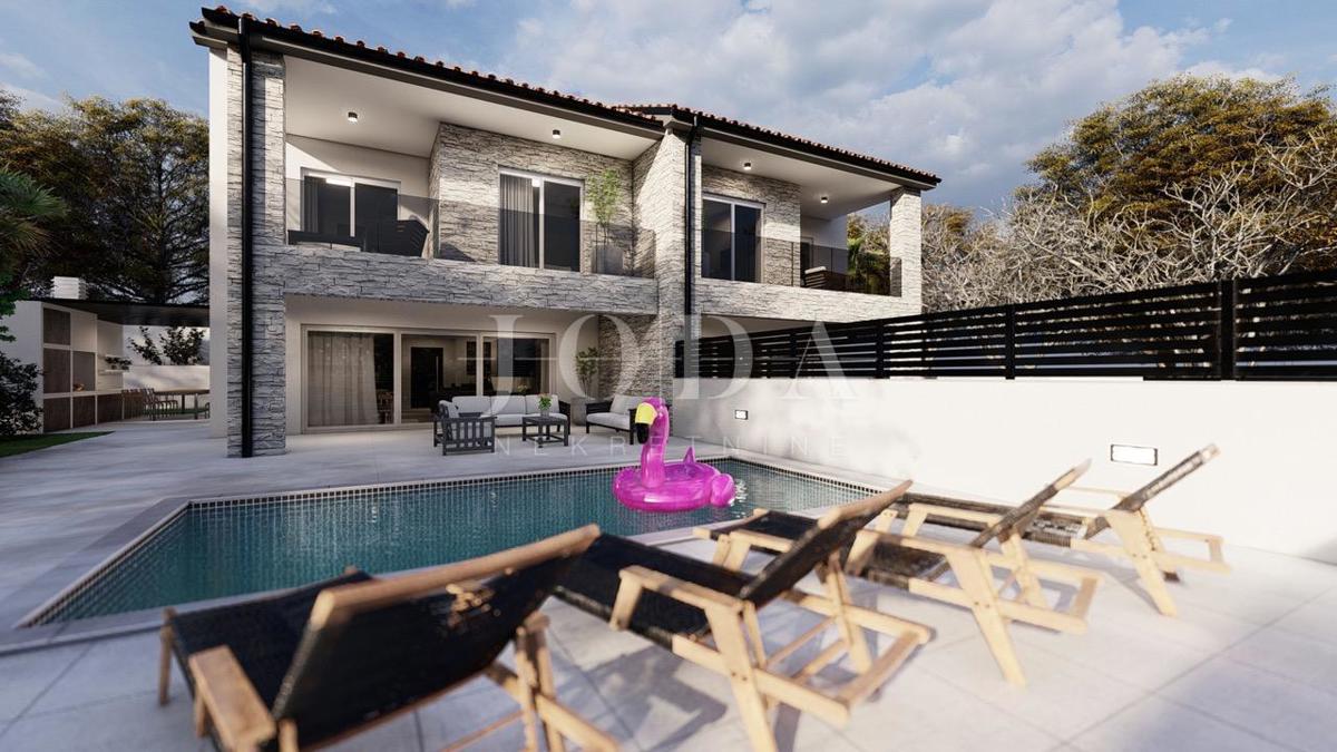 Malinska -  casa con vista mare in posizione tranquilla 