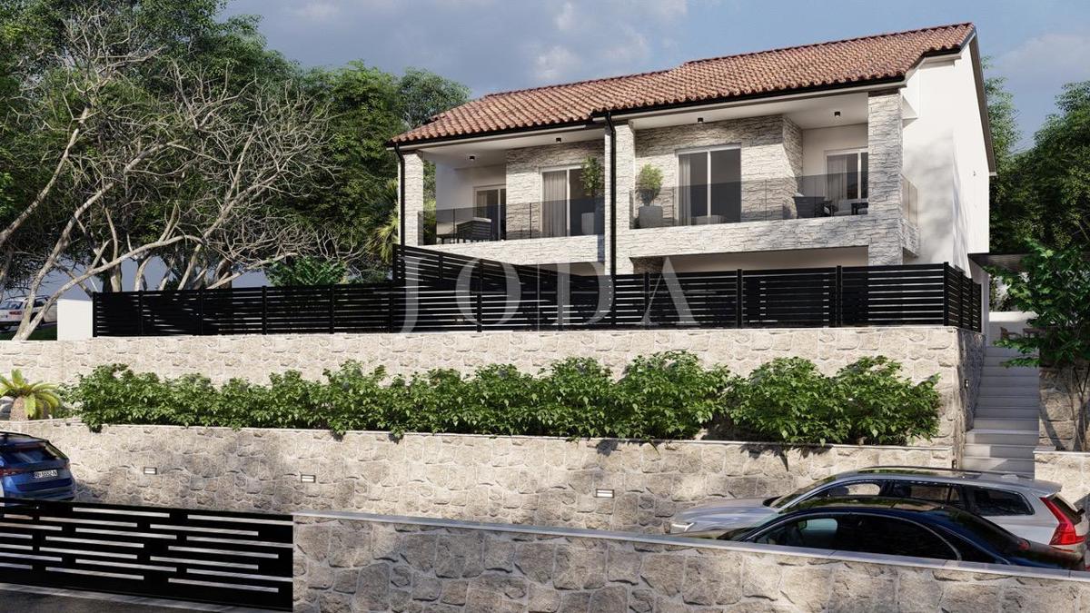 Malinska -  casa con vista mare in posizione tranquilla 