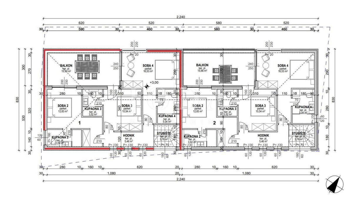 Casa con piscina - nuova costruzione, Malinska