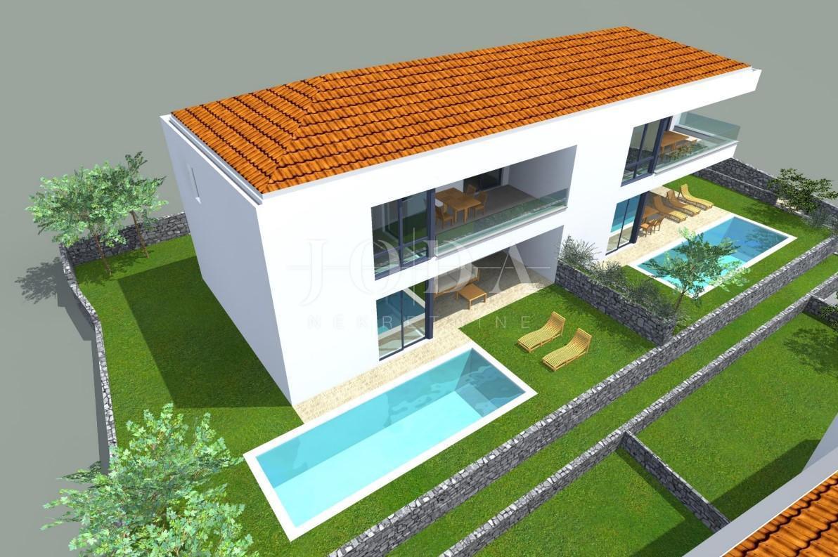 Casa con piscina - nuova costruzione, Malinska