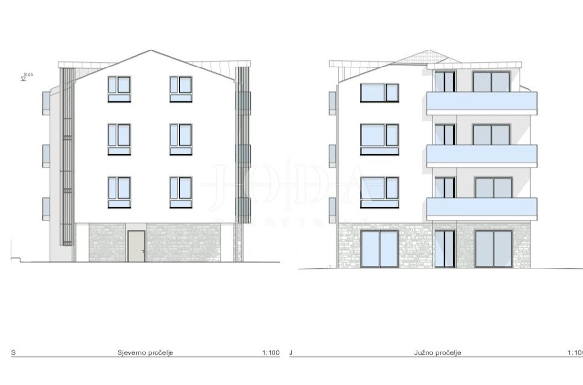 Attico di Povile in un nuovo edificio