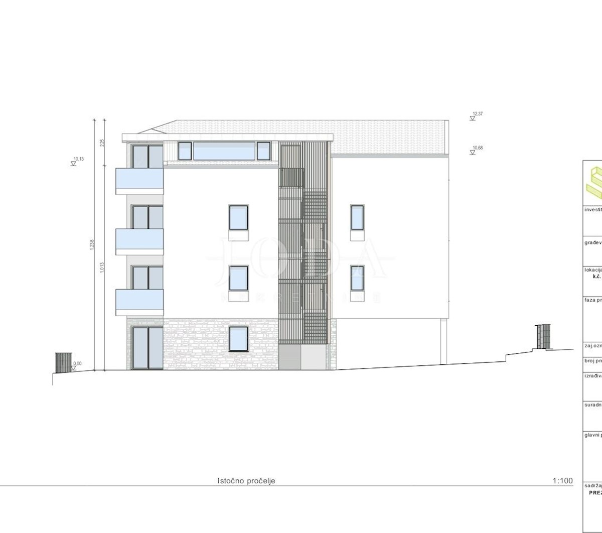 Attico di Povile in un nuovo edificio