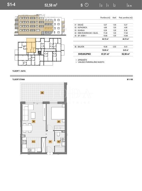 NUOVO EDIFICIO CENTRO SENJ 52,58m2