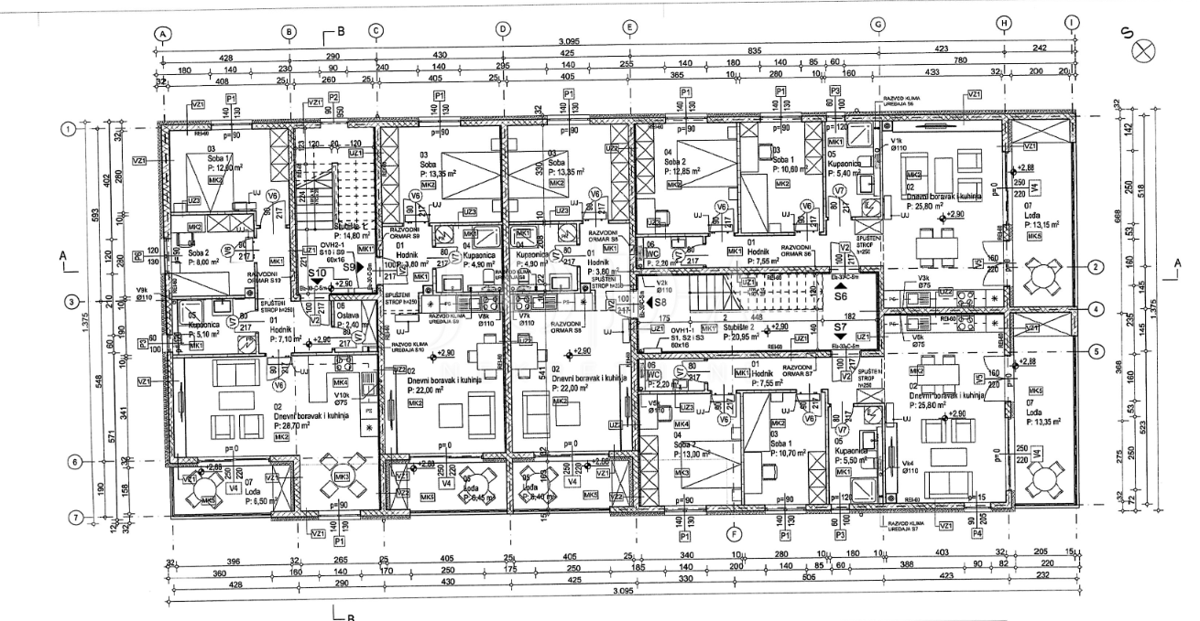 Allogio Dražice, Jelenje, 77,55m2