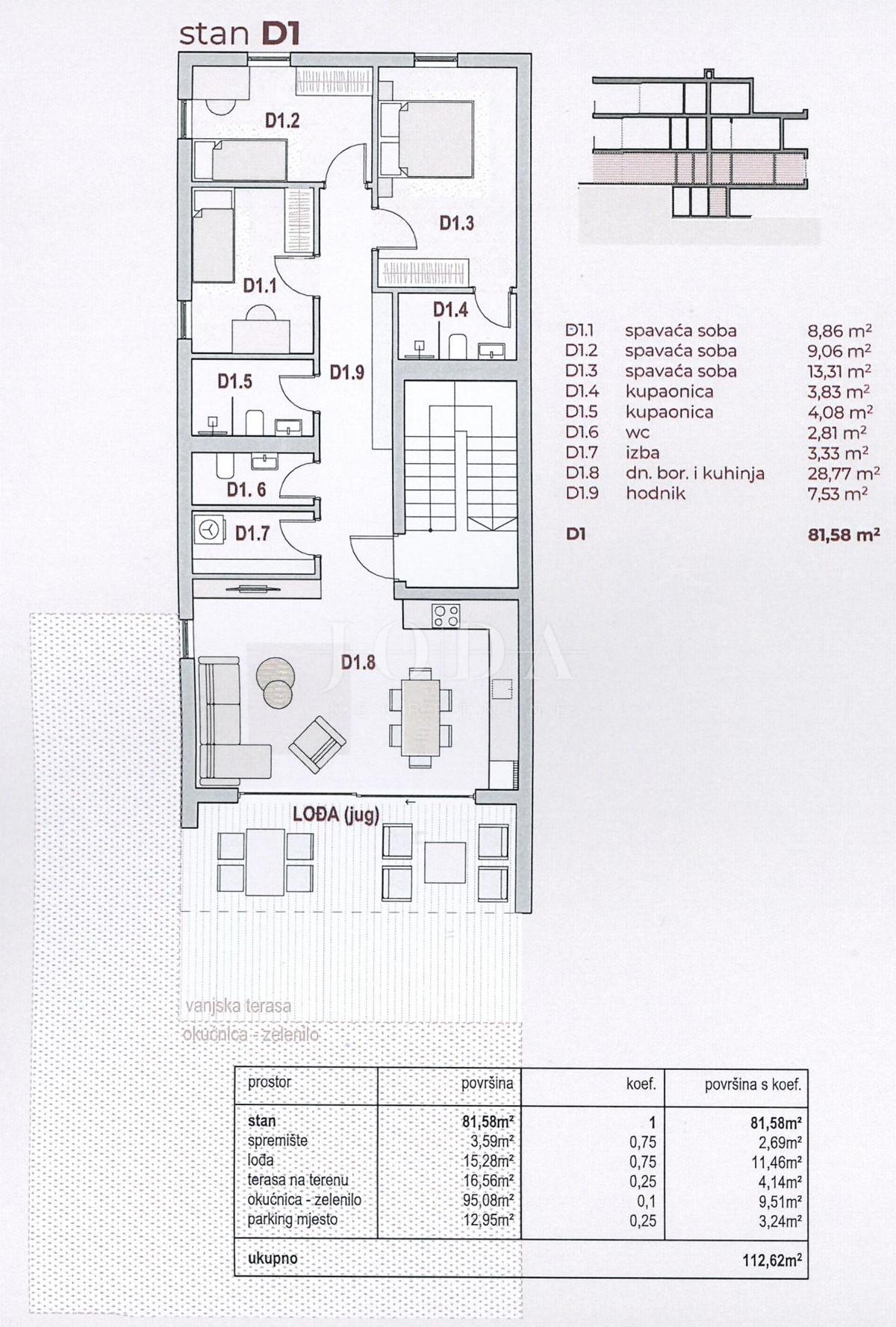 Allogio Kraljevica, 117,40m2