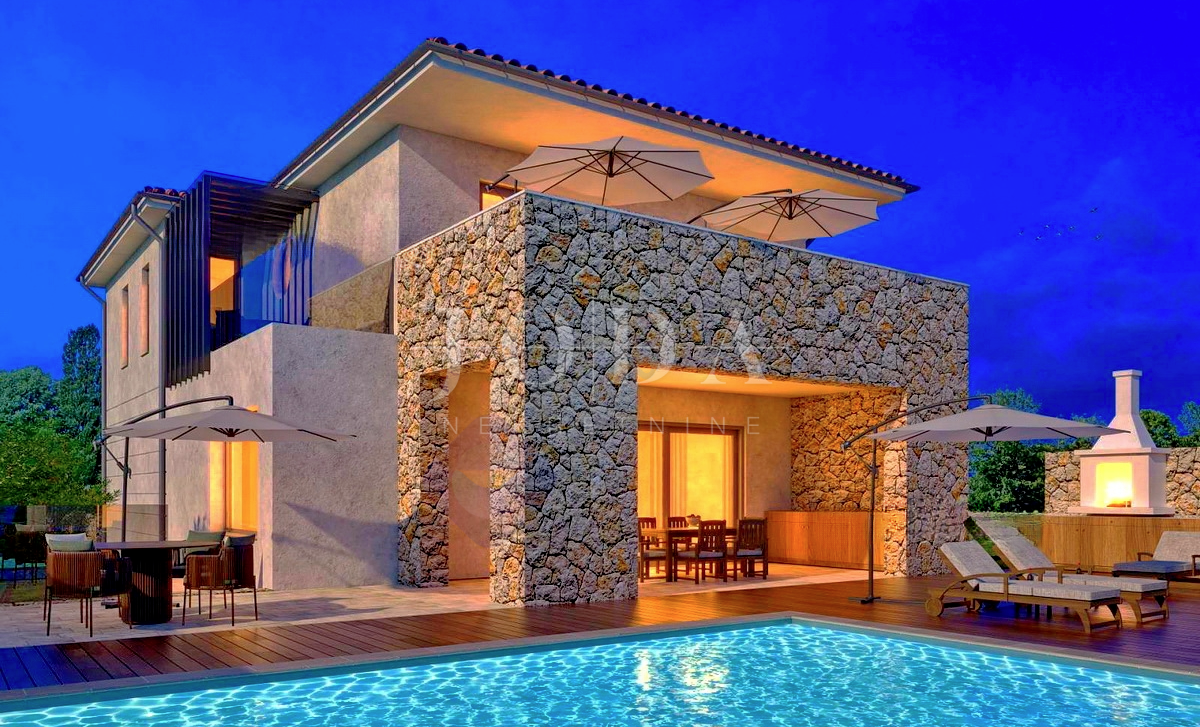 Two detached houses with a project, 100m from the sea! the island of Krk