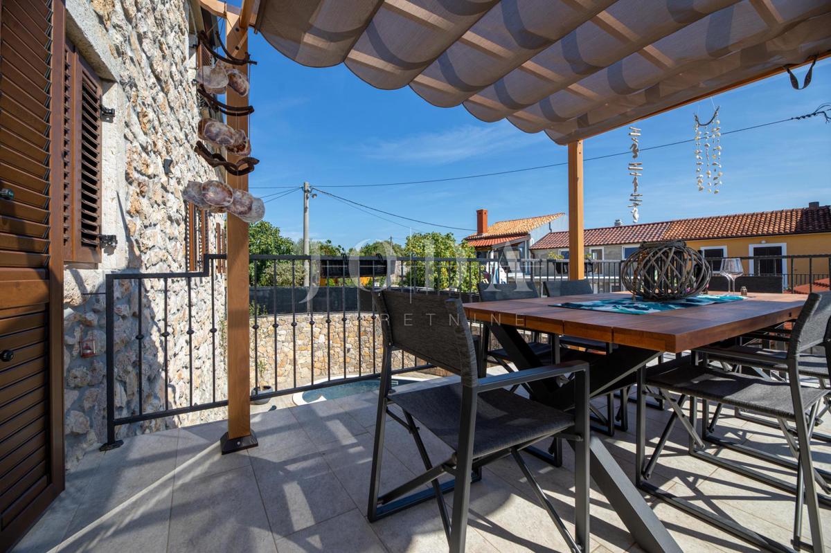 Luxury stone villa with pool, Vrbnik - island of Krk