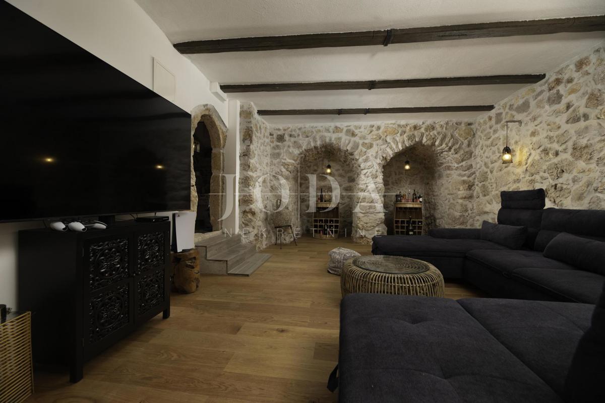 Luxury stone villa with pool, Vrbnik - island of Krk