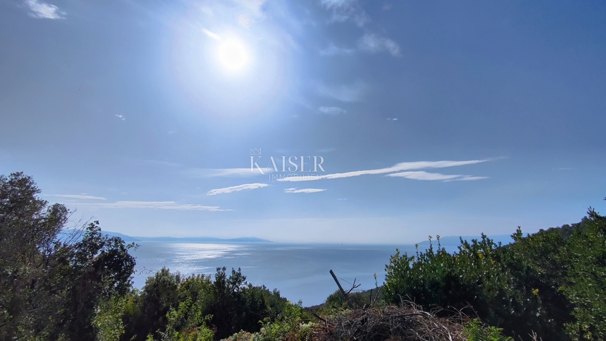 Labin - sensazionale vista sul mare, 1800 m2