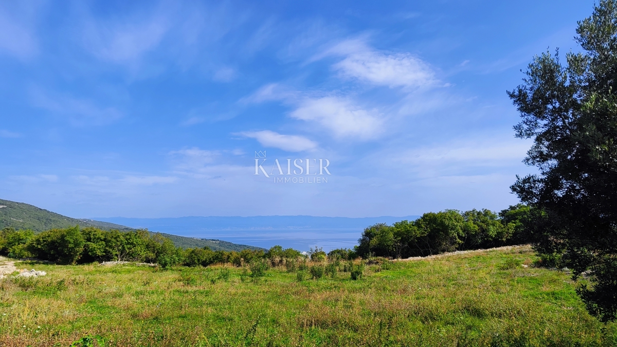 Labin - sensazionale vista sul mare, 1800 m2