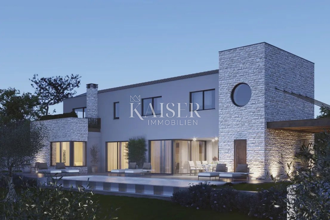 Istria - Parenzo, lussuosa villa mediterranea con sauna e piscina
