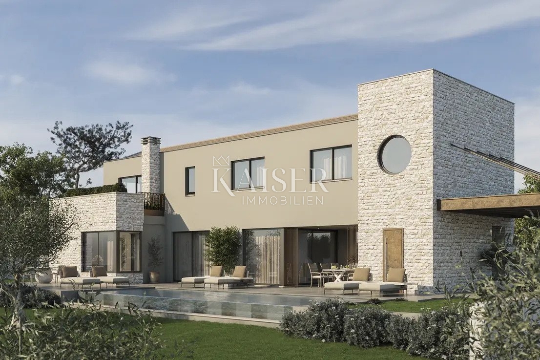 Istria - Parenzo, lussuosa villa mediterranea con sauna e piscina