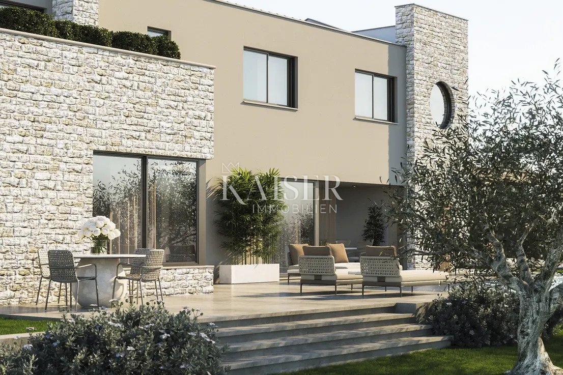 Istria - Parenzo, lussuosa villa mediterranea con sauna e piscina