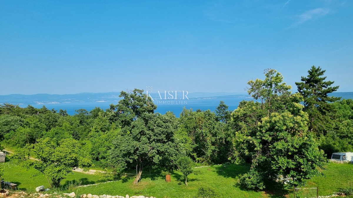 Mošćenička Draga, casa bifamiliare con vista sul mare