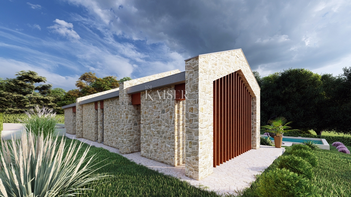 Istria, zona Montona - permesso di costruzione per una casa