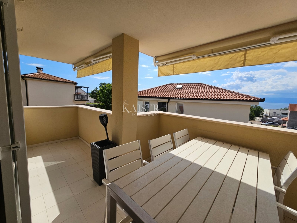 Appartamento Malinska, Malinska-Dubašnica, 100m2