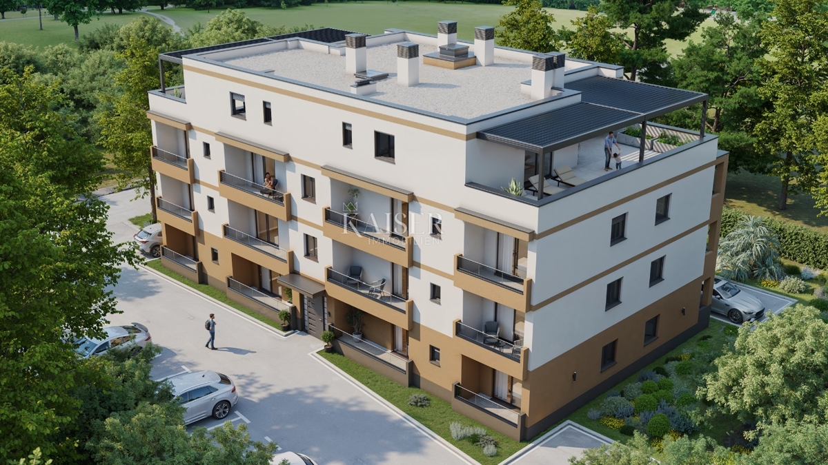 Zona Parenzo, Istria - appartamento 70m2 in un nuovo edificio con ascensore 