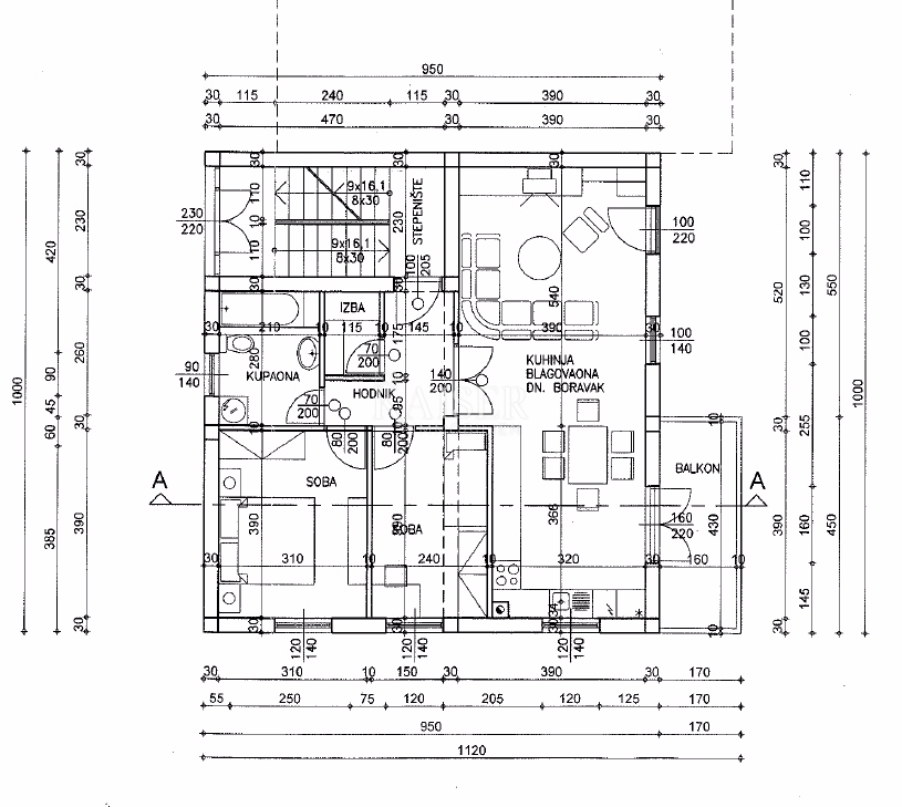 Appartamento Permani, Matulji, 75m2