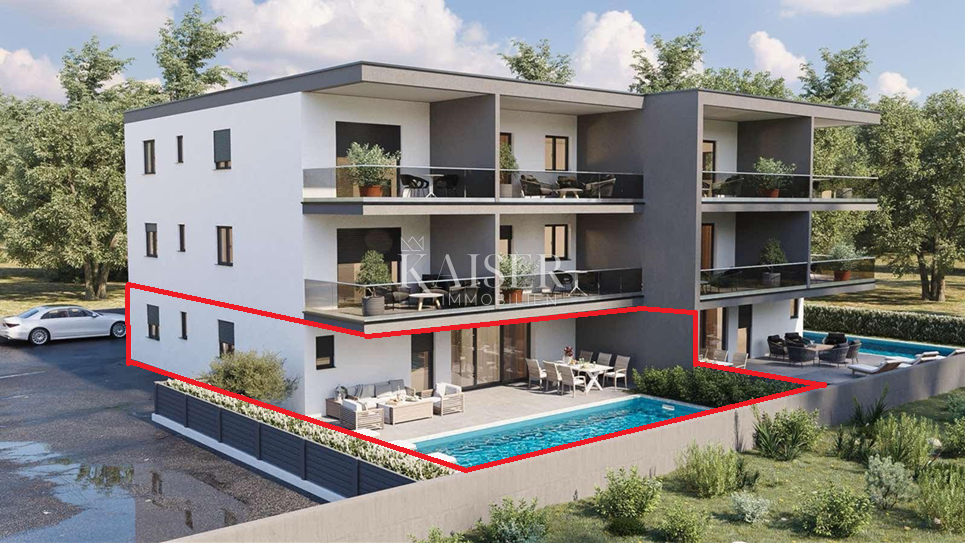 Appartamento Novigrad, 101m2