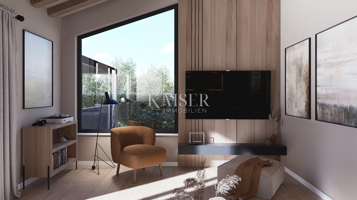 Istria - Parenzo, progetto villa con permesso di costruire