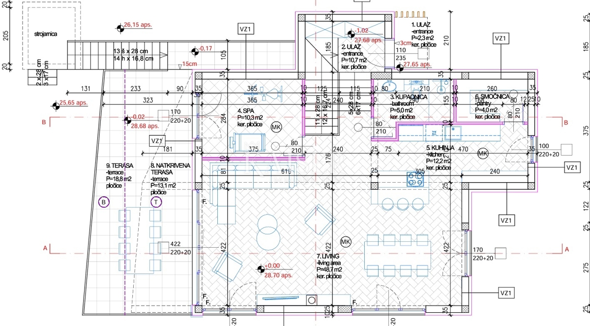 Villa Stivašnica, Rogoznica, 222m2