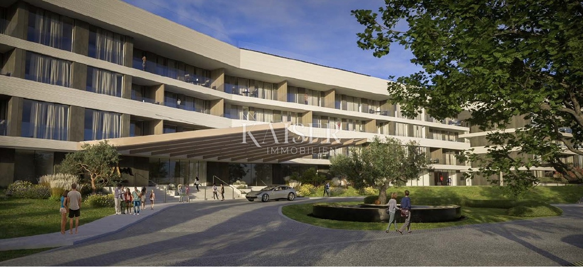 Istria, Umago, Salvore - appartamento 61m2, in un resort di lusso, adattato per disabili