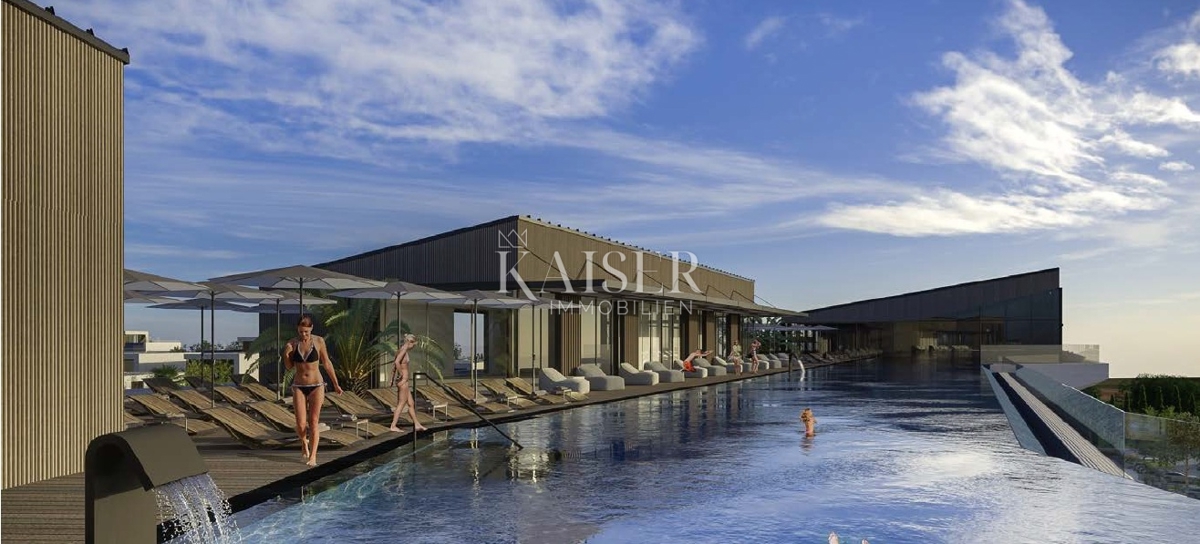 Istria, Umago, Salvore - appartamento 61m2, in un resort di lusso, adattato per disabili