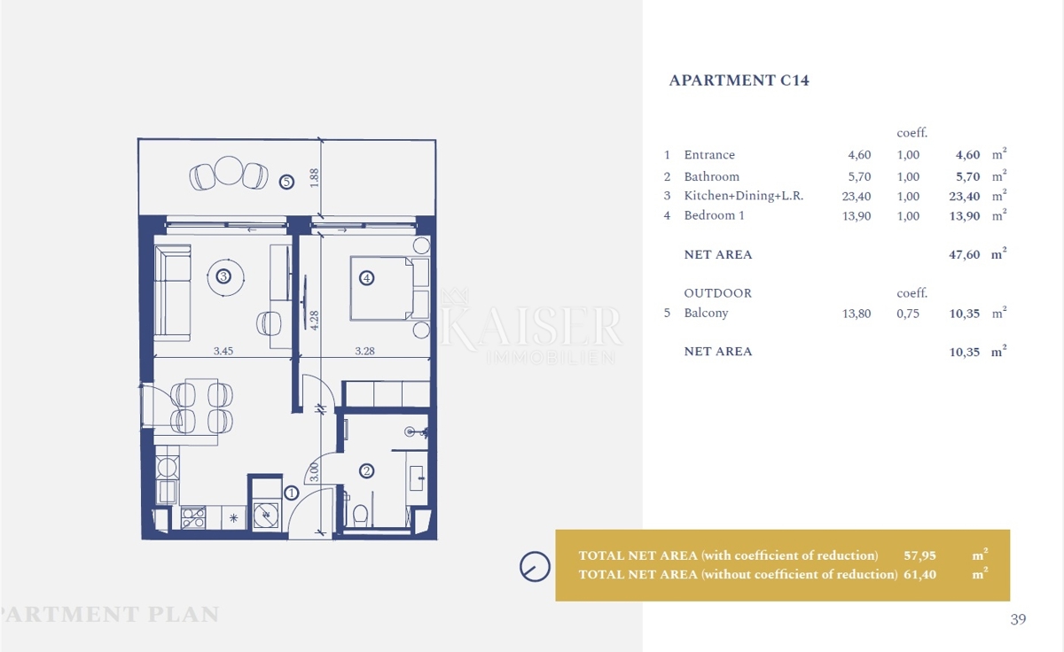 Istria, Umago, Salvore - appartamento 61m2, in un resort di lusso, adattato per disabili