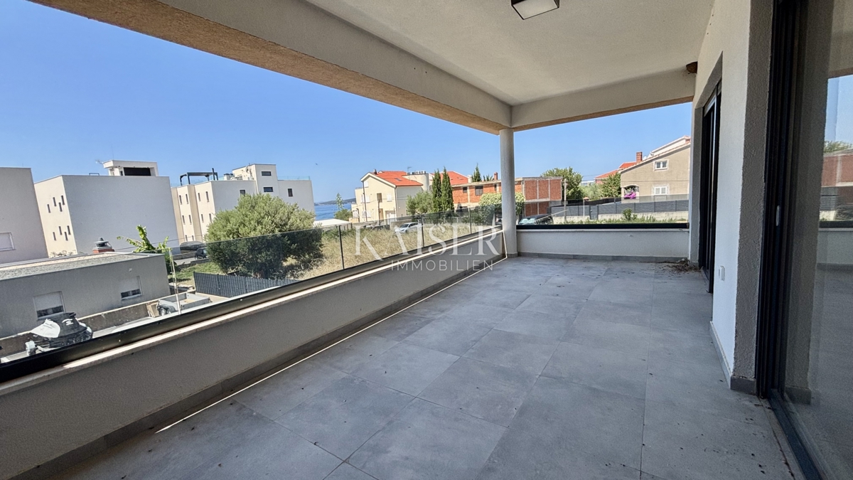 Zara-Sukošan: Appartamento con tre camere da letto con vista, a 50 m dal mare