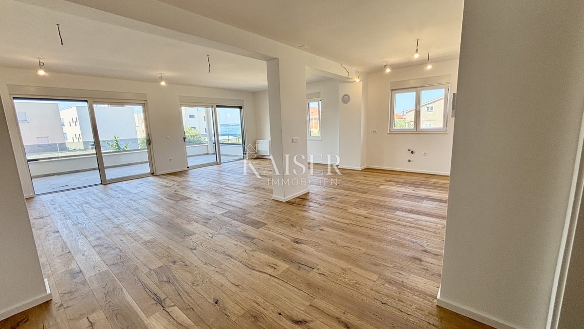 Zara-Sukošan: Appartamento con tre camere da letto con vista, a 50 m dal mare