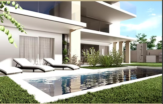 Zara – Zaton | Appartamento al piano terra con giardino, piscina e appartamento