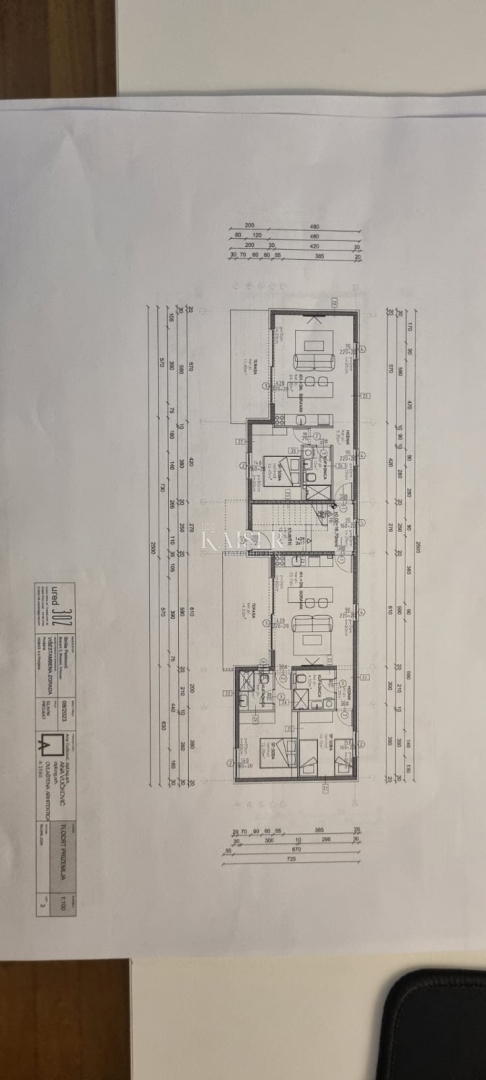 Pag, Povljana - appartamento con due camere da letto S2 65,7 m2 vicino alla spiaggia