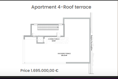 Zara – Zaton | Attico esclusivo con ascensore privato e oasi sul tetto in prima fila sul mare