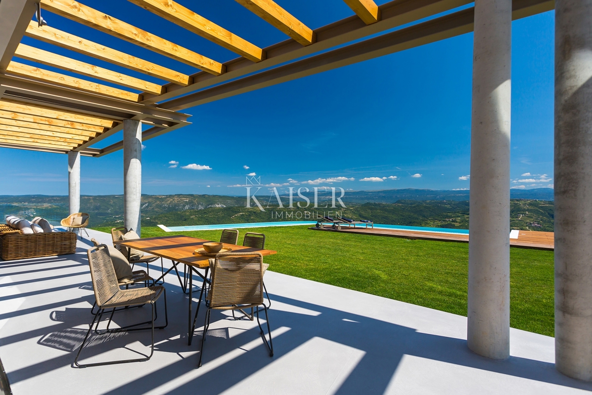 Istria, Montona - villa esclusiva con splendida vista panoramica